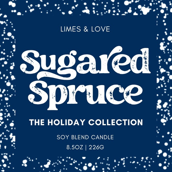 🌲NEW SCENT!🌲Sugared Spruce Scented Holiday Candle - Picture 3 of 4
